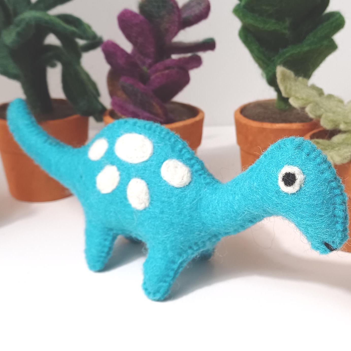 Dotty the blue Dinosaur